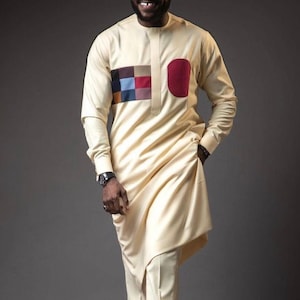 African Men Clothing,Dashiki, Senator Wear, Grooms Men suit, mens Kaftan, Traditional wedding outfit, Nigeria senator, Caftan, Naija Fashion