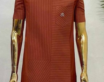 Ropa de hombres africanos, Dashiki, Ropa de senador, Traje de hombre de novios, Kaftan para hombres, Traje de boda tradicional, Senador de Nigeria, Caftán, Naija Moda