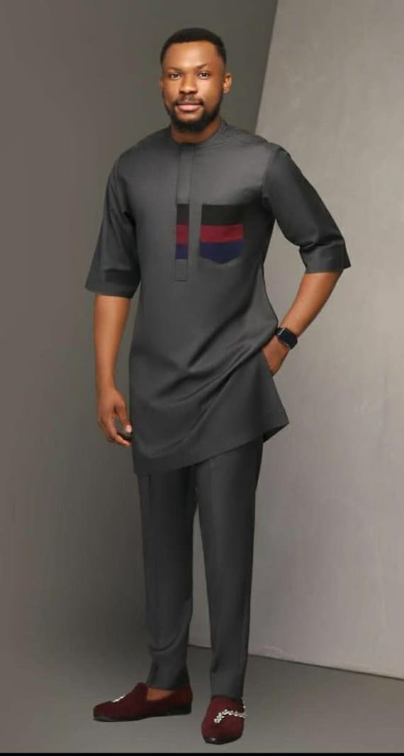 African Men Clothing,dashiki, Senator Wear, Grooms Men Suit, Mens