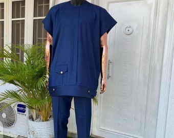 African Men Clothing,Dashiki, Senator Wear, Grooms Men suit, mens Kaftan, Traditional wedding outfit, Nigeria senator, Caftan, Naija Fashion