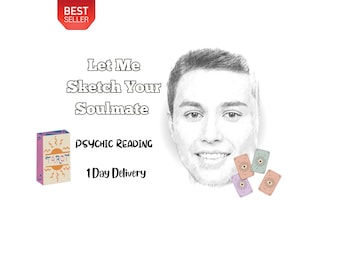 As SEEN ON TV - I Will Draw & Describe Your Future Soulmate Psychic Reading Sketch by The Psychic Being