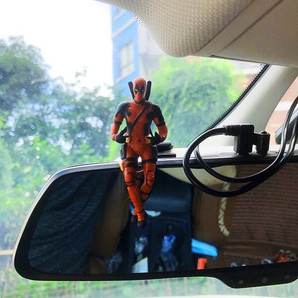 Strice Quirky Anime Car Pendant - Deadpool Reading on Wooden Table: Stylish  Dashboard Decor, Unique Car Accessory & Artistic Gift for Interior  Enhancement : : Car & Motorbike