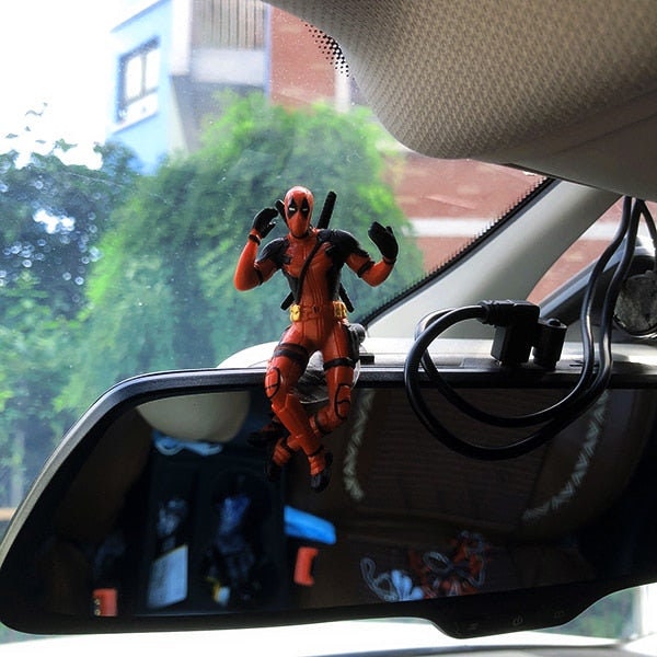 Disney Anime Car Interior Decoration Funny X-Men Deadpool Mini