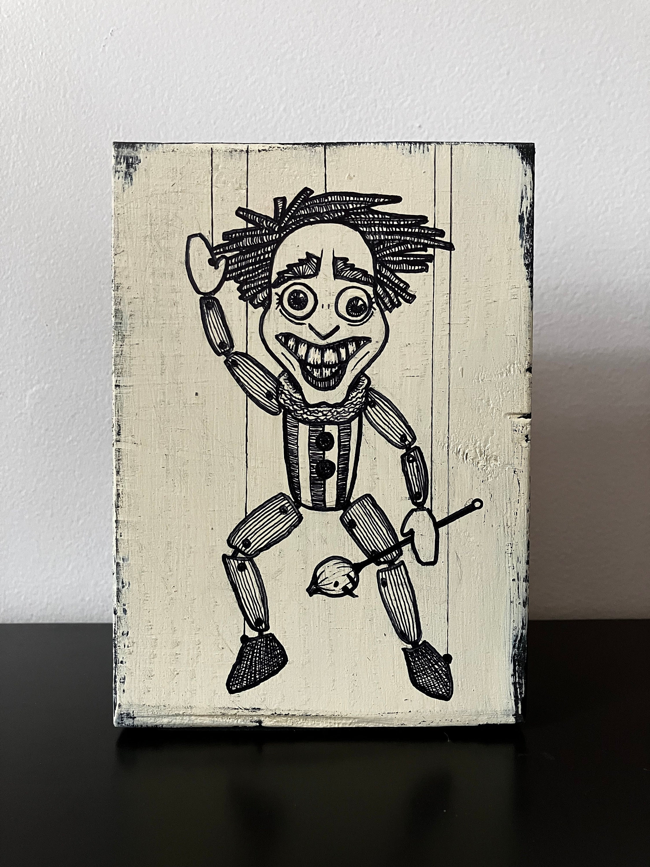 FNAF puppet marionette Painting by Edward Darren - Fine Art America