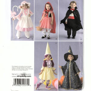 Halloween Costume Sewing Pattern: Toddler Size 0.5-4 US, 5 Styles, Simplicity 2571 A, English