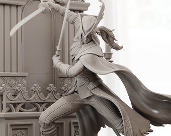 Lady Maria - Bloodborne | Maximum Detailed 8K 3D printed figure | 96/99/233 mm