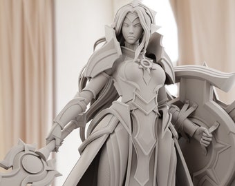 Leona - League of Legends | Maximum Detailed 8K 3D printed figure | 241mm