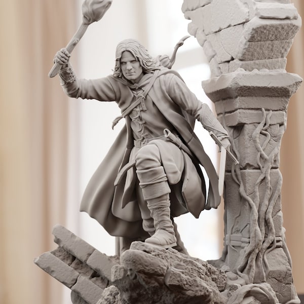 Aragorn - Lord of the Rings | Maximum Detailed 8K 3D printed figure | 105/259 mm