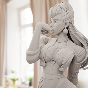 KDA Evelynn League of Legends Maximum Detailed 8K 3D printed figure 300mm Bild 2