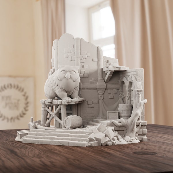 Owl Bear - Baldur's Gate 3 | Maximum Detailed 8K 3D printed figure | 114 mm