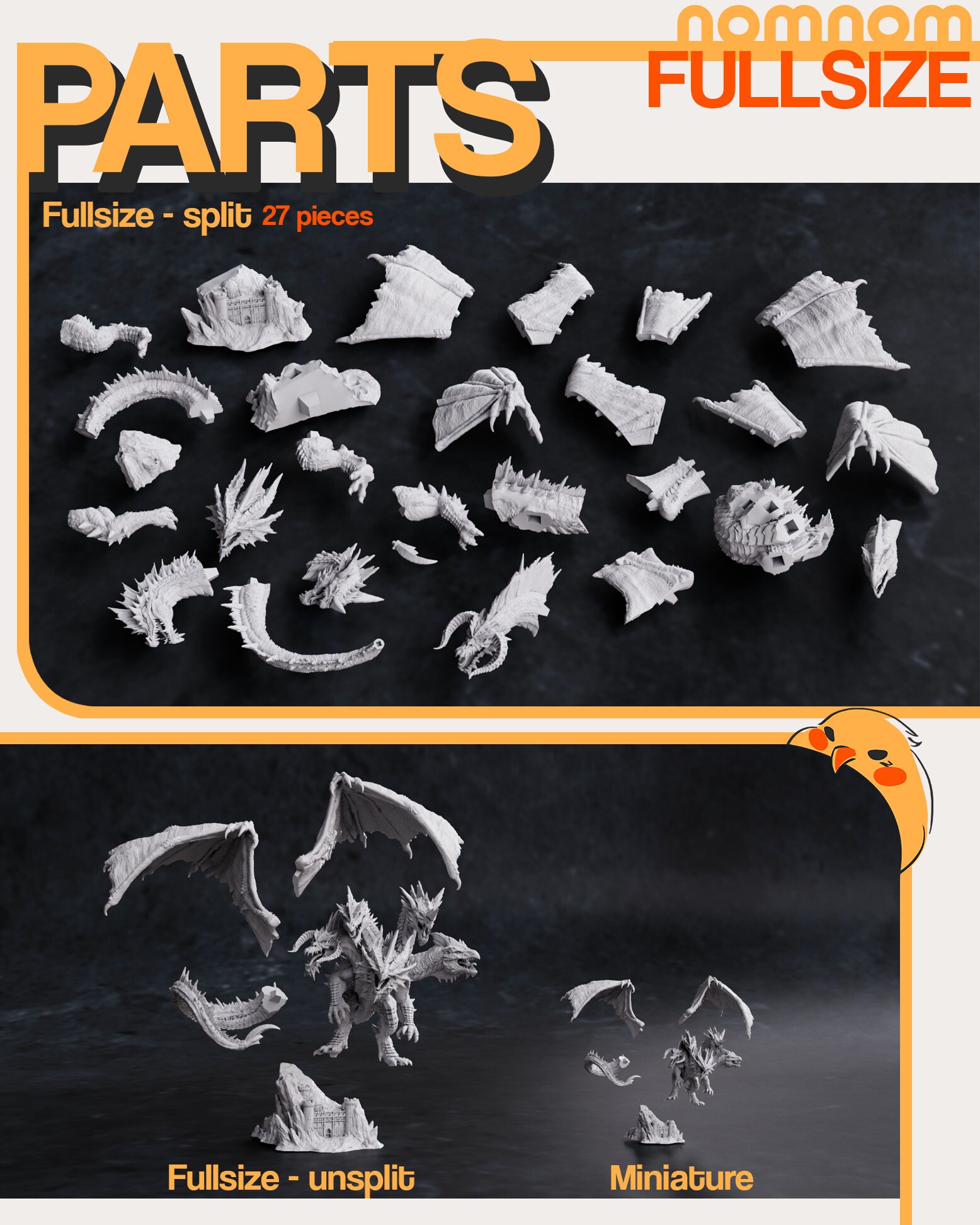 Tiamat Dungeons &amp; Dragons Maximum Detailed 8K 3D Printed - Etsy