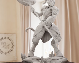 Yrel - World of Warcraft | Maximum Detailed 8K 3D printed figure | 226/326 mm