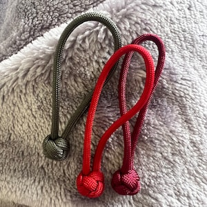Paracord Diamond Knot Pull, Diamond Knot Zipper Pull Zipper Accessory Minimalist Addition Keyring Accessory Gift For Him Gift For Her