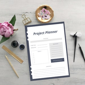 PROJEKTZUSAMMENFASSUNG / Übersicht zum Ausdrucken / PROJEKT-Details /Business-Zusammenfassung Digitaler Download
