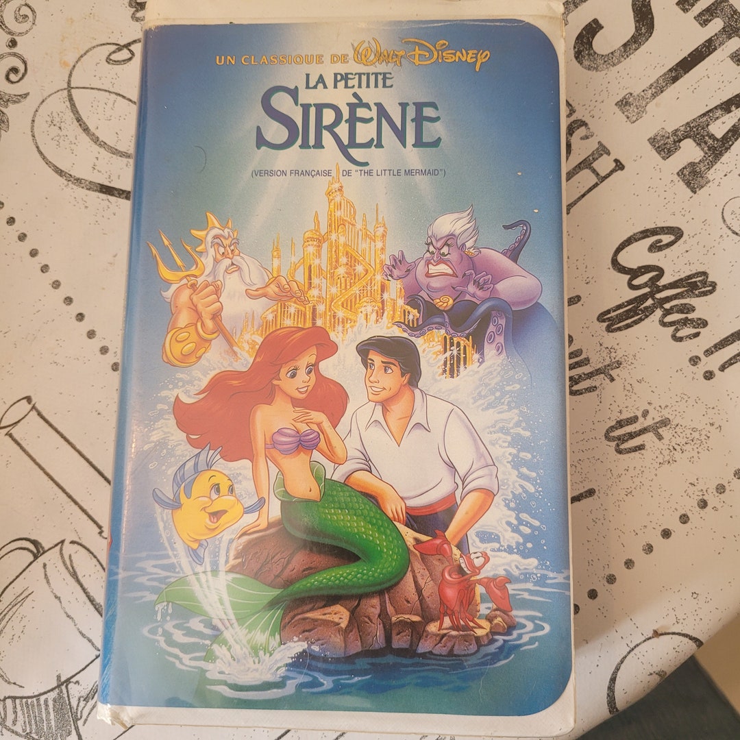 The Little Mermaid French Version Original Etsy