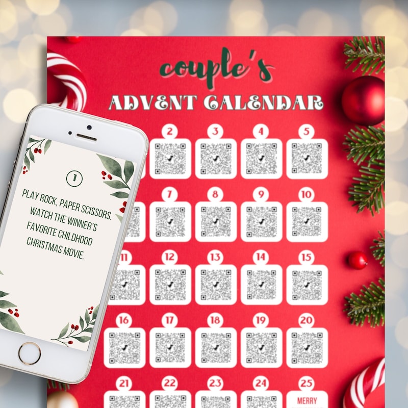 Advent Calender Couple Etsy