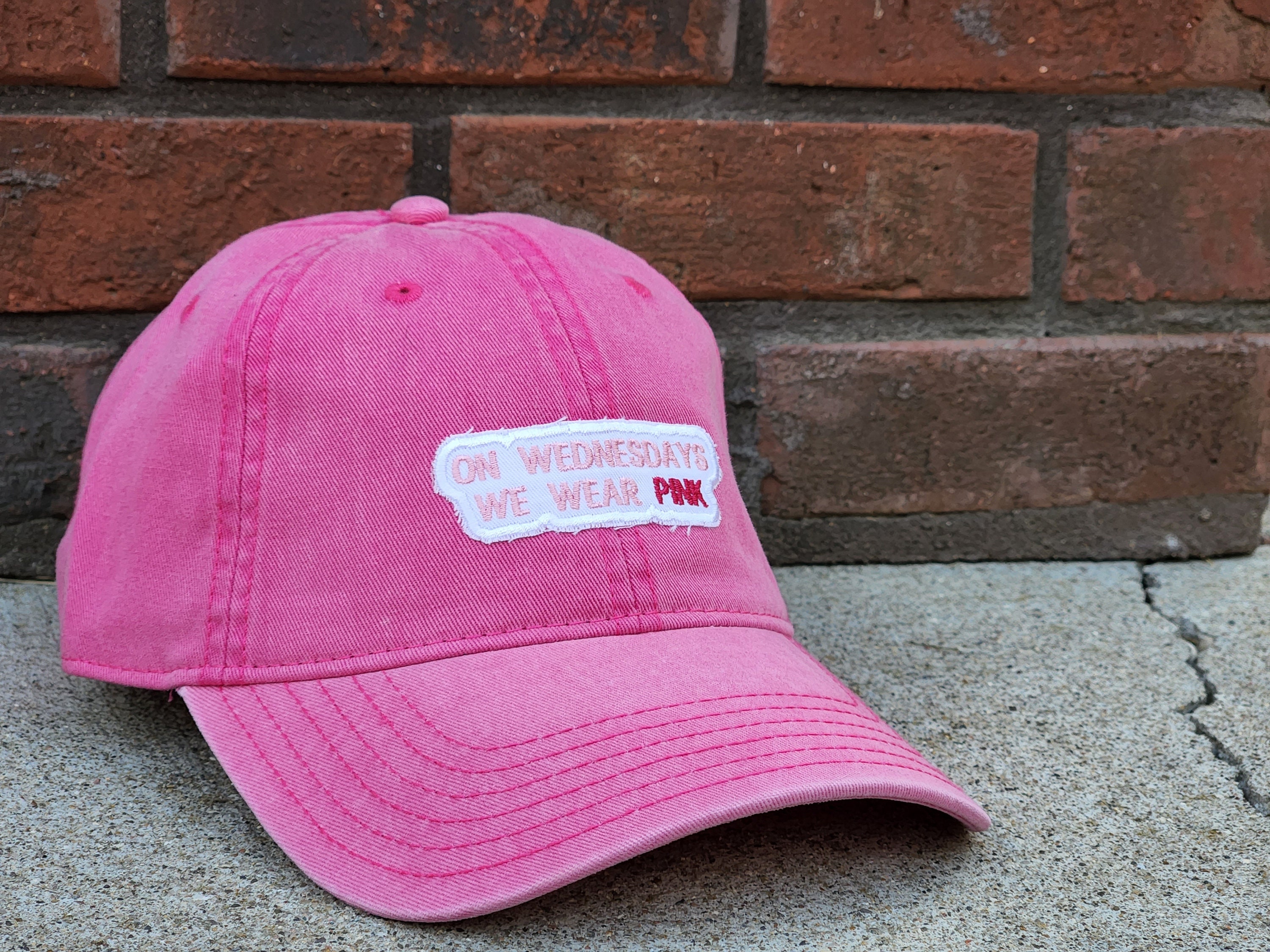 On Wednesdays We Wear Pink Truckers Neon Mesh Snapback Hat 