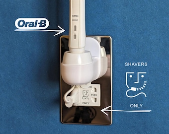 Oral B Electric Zahnbürste Ladegerät Dockingstation für UK Bad & Rasierer Steckdosen oder Wandmontage