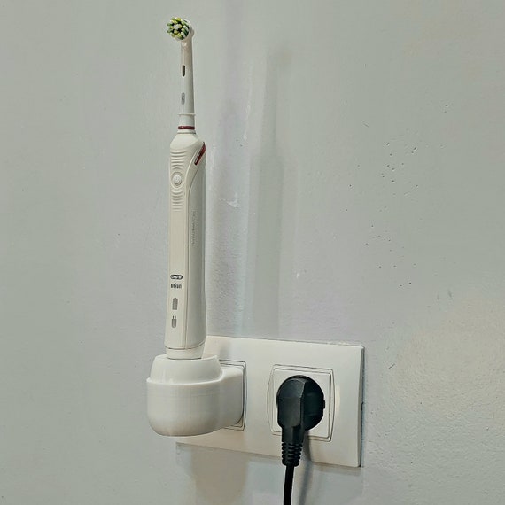Estación de acoplamiento para cargador de cepillo de dientes Oral B/soporte/soporte/soporte  de pared, mantiene los cables ocultos y organizados -  México