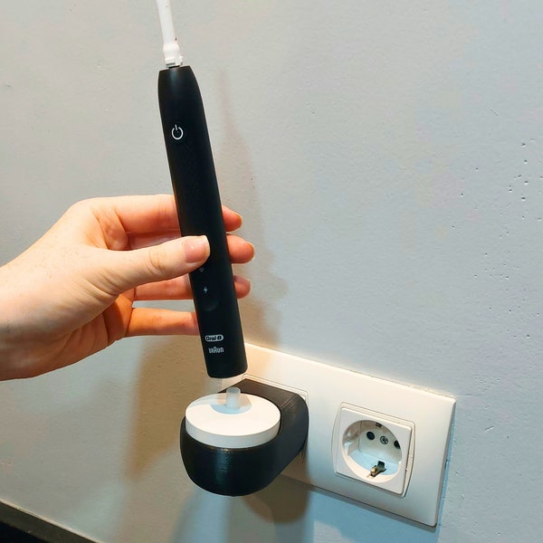 Oral B Pulsonic Slim Clean Electric Zahnbürste Ladestation Adapter/Ständer/Halterung/Halter/Wandhalterung, hält Kabel versteckt und organisiert