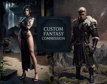 Custom Fantasy RPG Character Art Commission | VFX-Quality Dnd Portrait Illustration