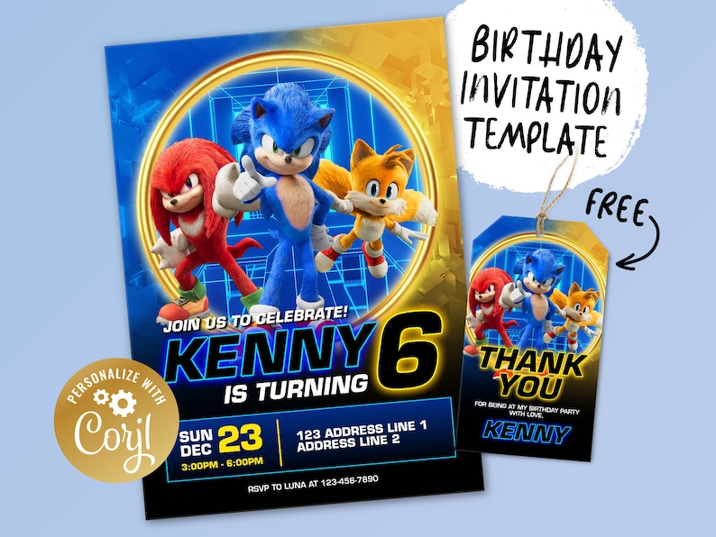 Printable Birthday Invitation Digital Birthday Invitation Etsy