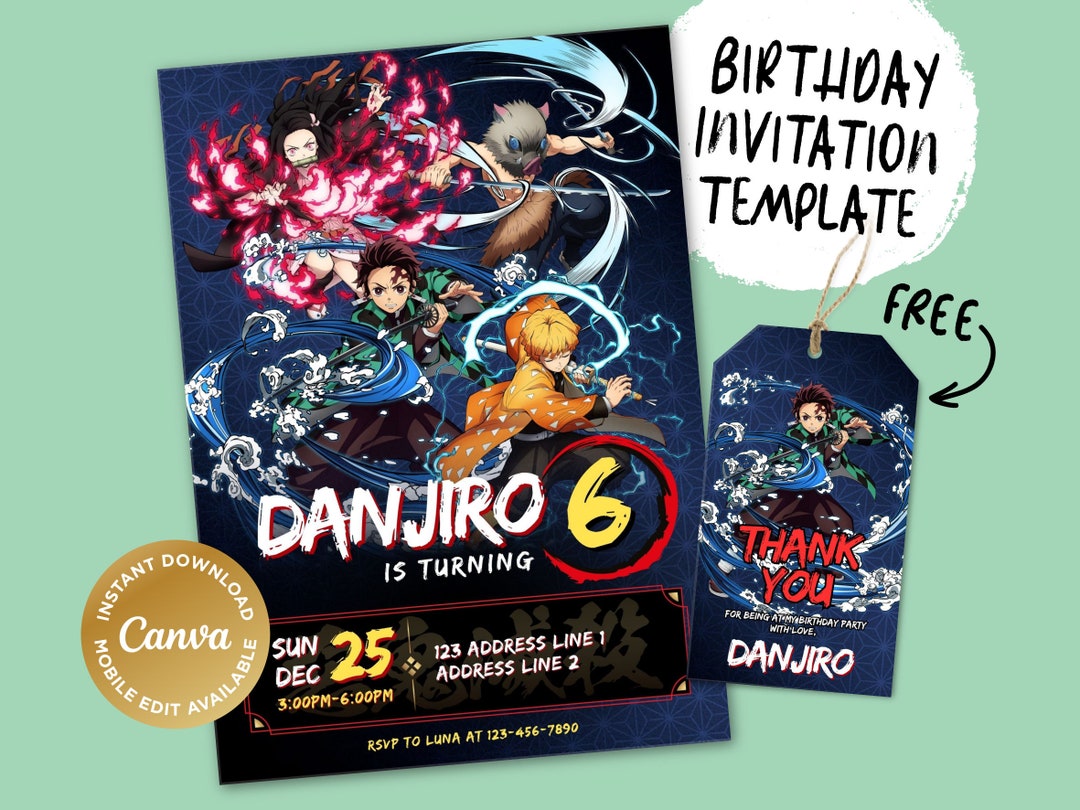 Printable Birthday Invitation, Digital Birthday Invitation, Editable ...
