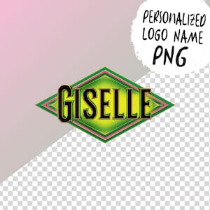 Logotipo personalizado, nombre, sublimación PNG, invitación de cumpleaños con impresión DTG, PNG transparente, archivo digital, sublimación