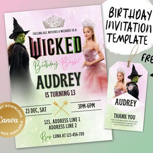 Printable Birthday Invitation, Digital Birthday Invitation, Editable Digital Invitation, Kids Birthday Invitation, Birthday Supplier