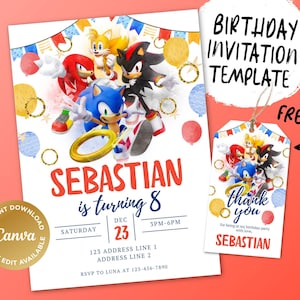 Convite de aniversário para impressão, convite de aniversário digital, convite digital editável, convite de aniversário infantil