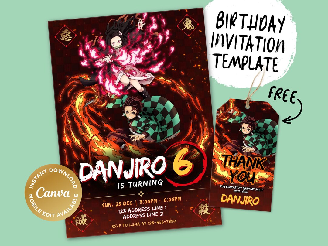 Printable Birthday Invitation, Digital Birthday Invitation, Editable ...