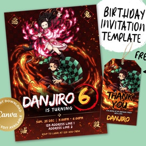 Printable Birthday Invitation, Digital Birthday Invitation, Editable Digital Invitation, Kids Birthday Invitation