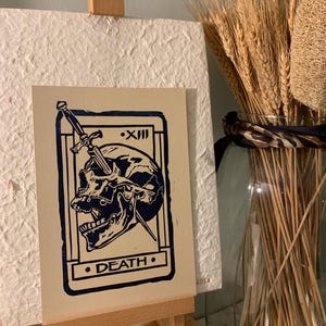 Carte de Tarot. la Mort