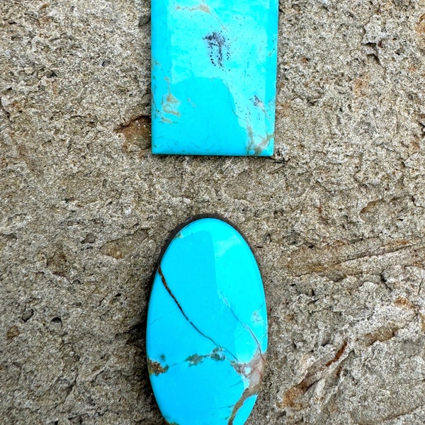 Kingman turquoise (arizona) cabochon (select one stone)