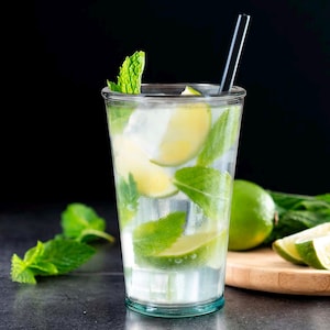 10.1oz Verra Recycled Drinking Glass Set of 6 - Eco-Friendly, Perfect for Cocktails, Refreshments, Entertaining, and Everyday Use