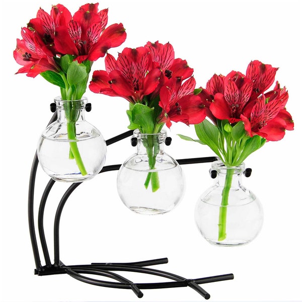 Metal Vases for Flowers Etsy