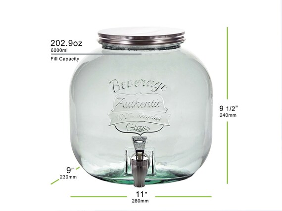 Glass Jar With Spigot