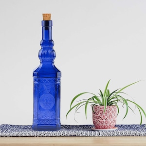 12" Ornate Decorative Bottle with Cork