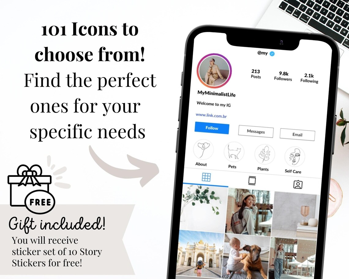 Line Art Highlights, Highlight Covers, Instagram Line Art, Instagram ...