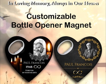 Custom Memorial Bottle Opener Magnets for Cherished Memories