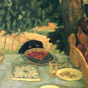 Pierre Bonnard The Cherry Tart Painting, Female Portrait Print, Fine Wall Art Poster, Artwork, Home Decor Pictures image 2
