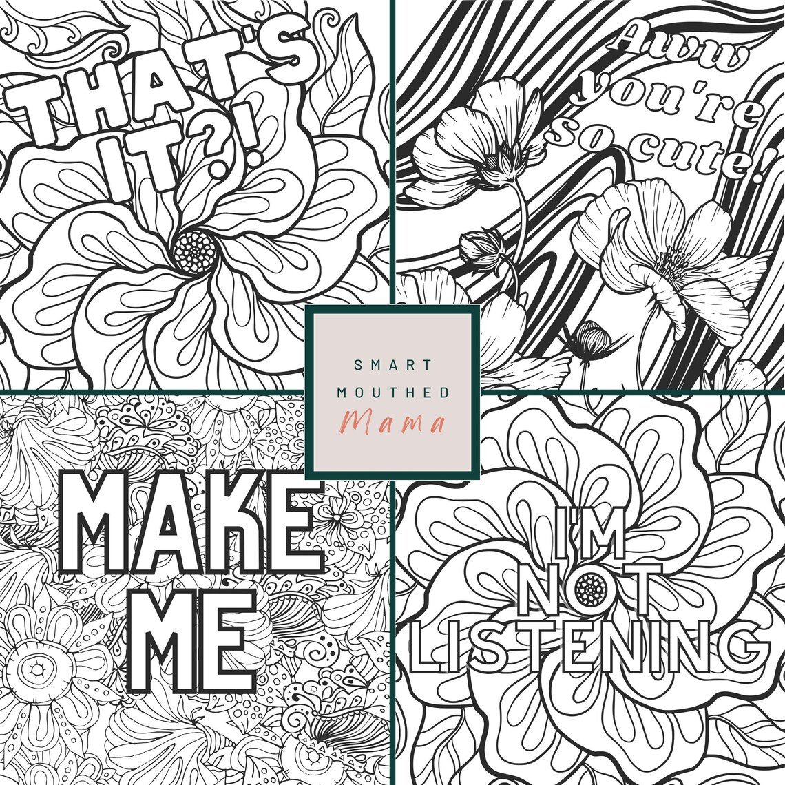 10 Bratty Coloring Pages Adult/bdsm/ddlg/kink - Etsy Australia