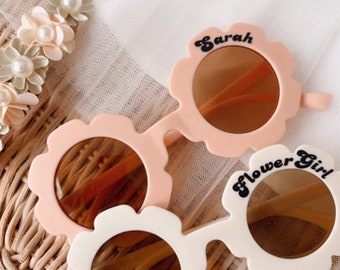 Personalized kids Flower Sunglasses | Flower girl proposal | Flower girl   | Kids Gifts | Kids party favor | Sunglasses | wedding favor