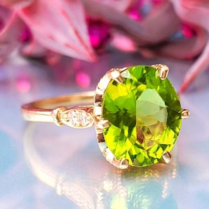 Etsy outlet peridot ring