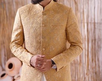 Handgefertigter Herren Prinz Mantel: Hochzeit & Abendgarderobe