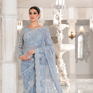 Designer saree suit cheap