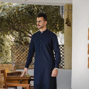 Kameez Shalwar Men Pakistan Indian Collection, Simple and Decent , Best choice for Men, Classic 2 pieces Shalwar Kameez, Premium fabric. image 1