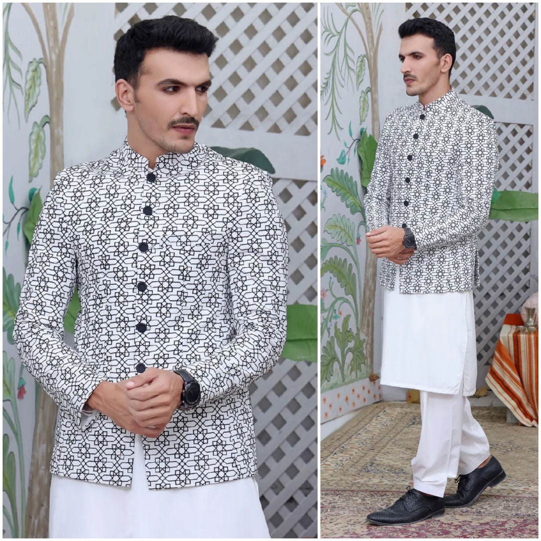 The Great Master (TGM) Raw silk Formal Men Prince Coat -  Prince Coat 81 main image 1