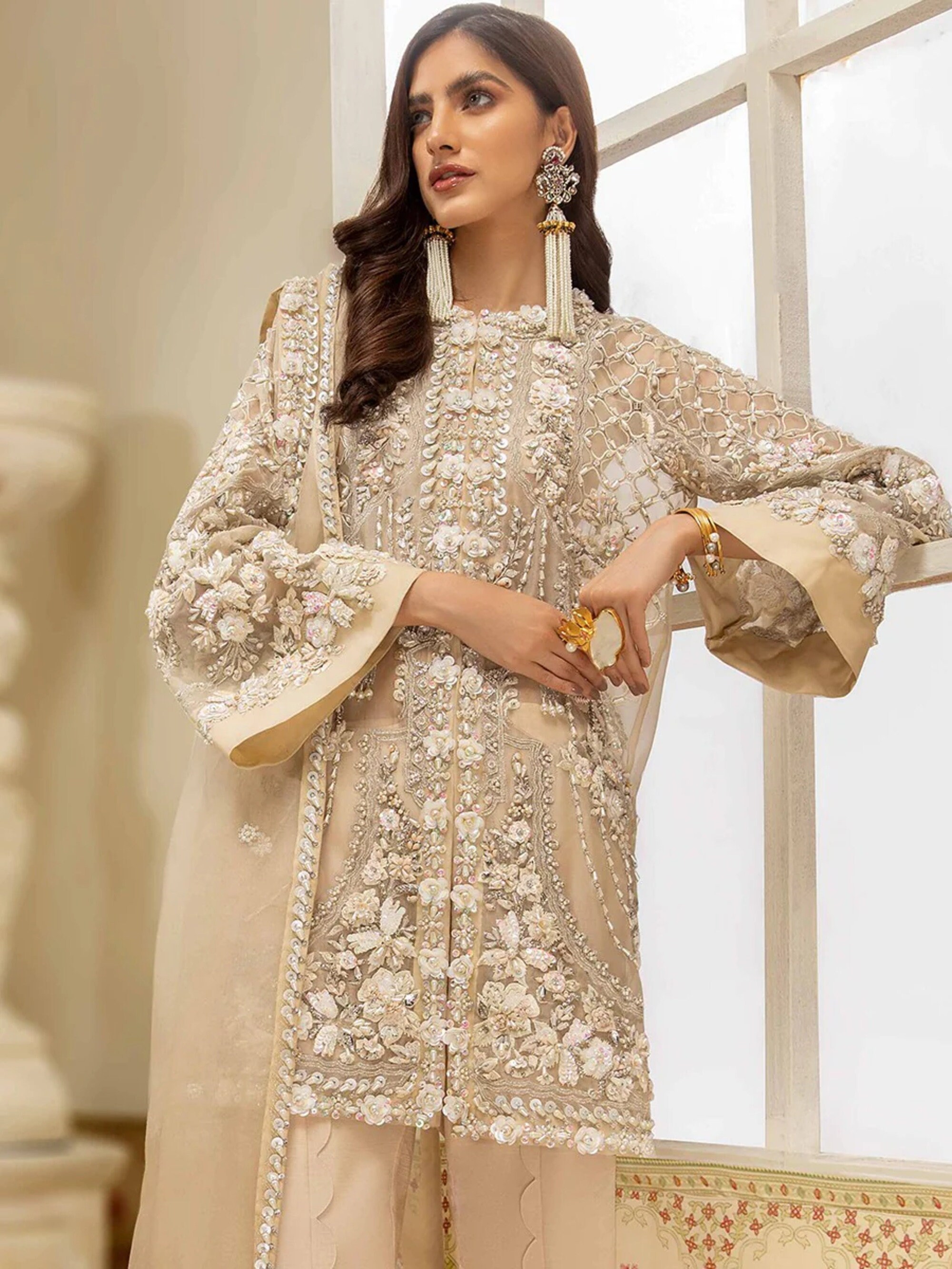 Organza Pakistani Suit