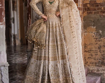 Buy Custom Stitch Pakistan Indian Women Maxi, Maria B Designer